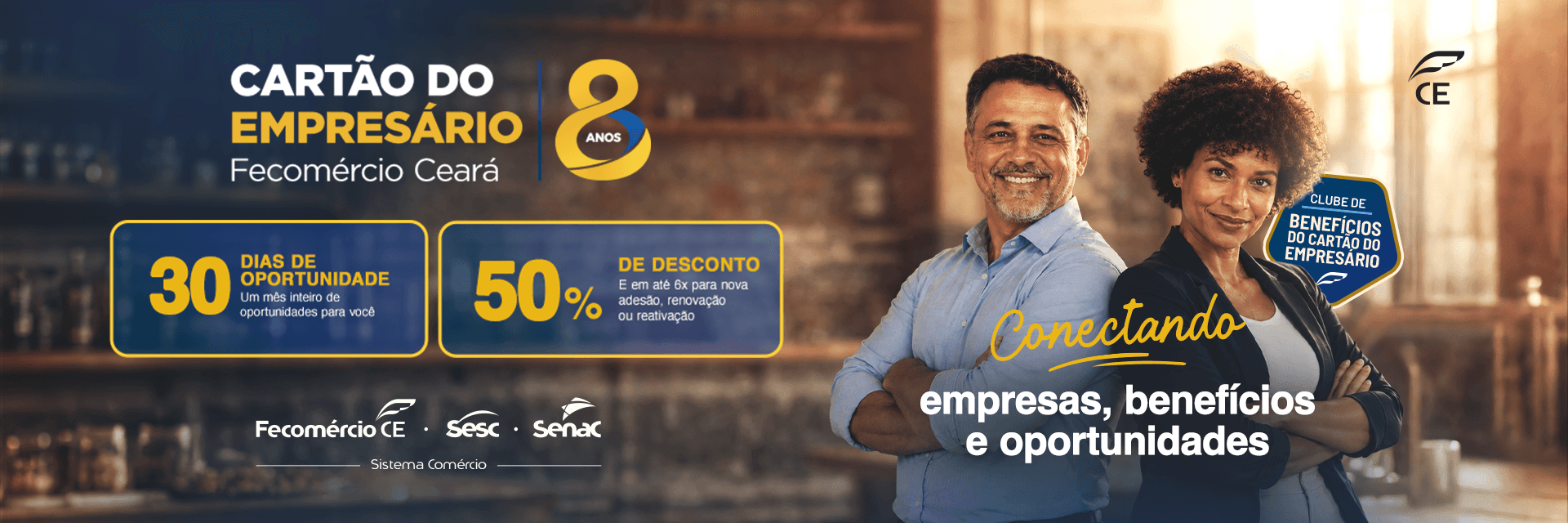 CAMPANHÃ 50% DE DESCONTO CARTÃO DO EMPRESÁRIO 22